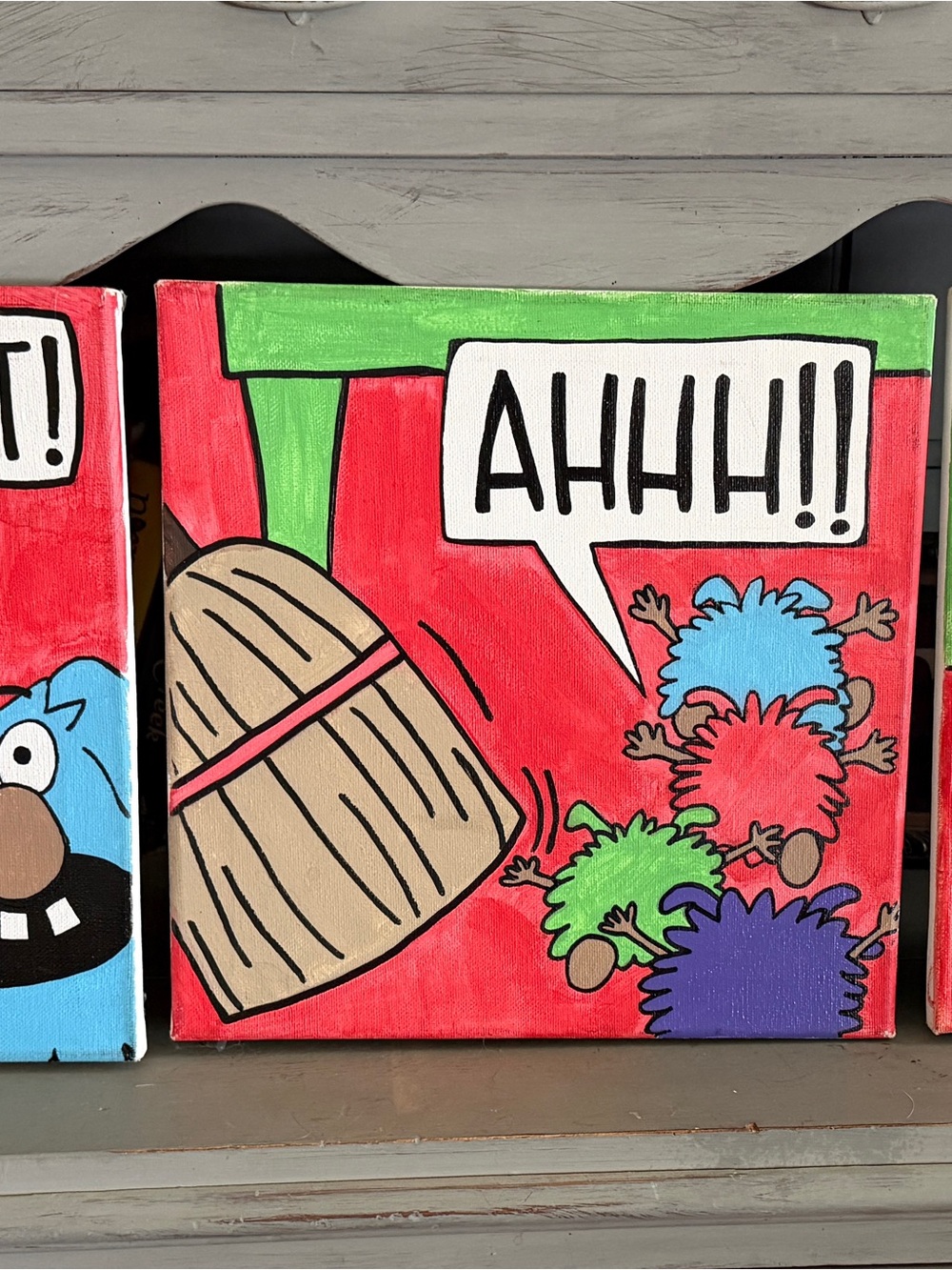Cartoon Canvas Art - From Dust Bunnies book